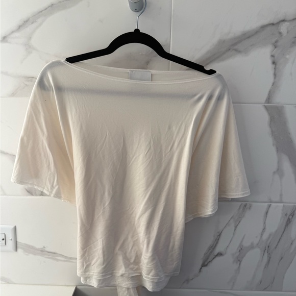 Reformation Avery Knit Top Ivory - Size L - Picture 4 of 6